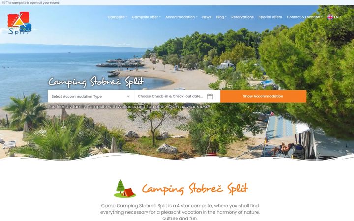 Screenshot of campingsplit.com