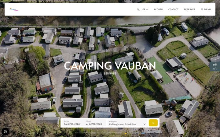 Screenshot of campingvauban.fr
