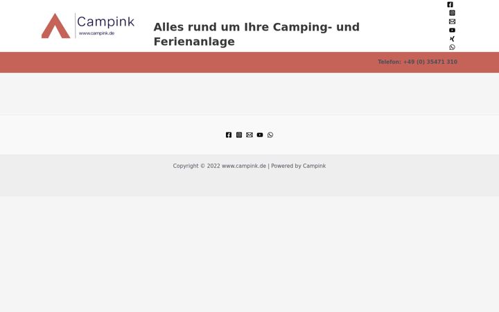Screenshot ta' campink.de