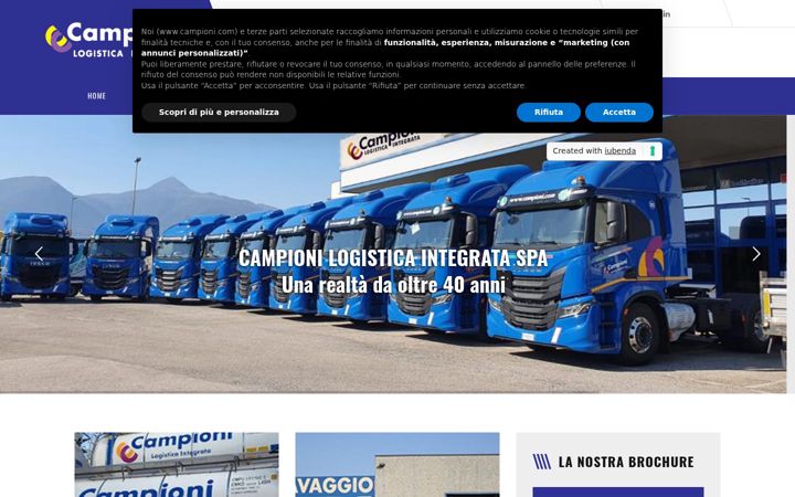 Screenshot of campioni.com