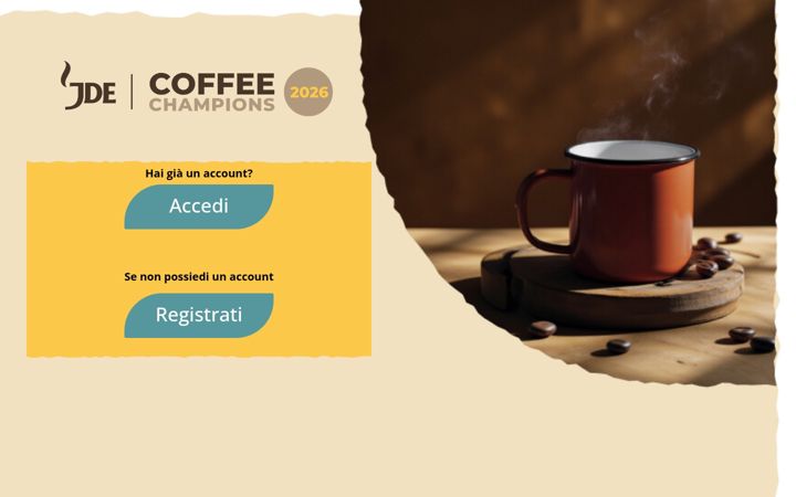 Screenshot stránky campionidelcaffe.it