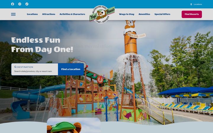 Screenshot of campjellystone.com