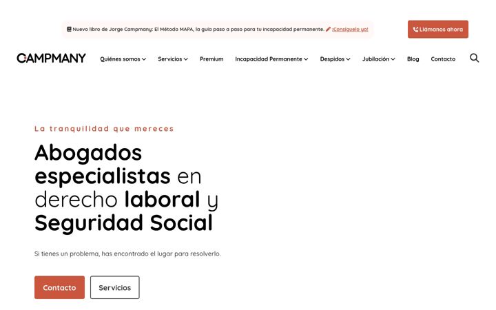 Skjámynd af campmanyabogados.com