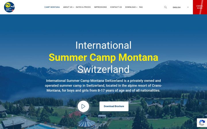 Screenshot of campmontana.ch