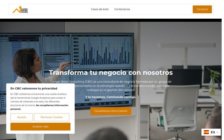 Screenshot of campobasec.com
