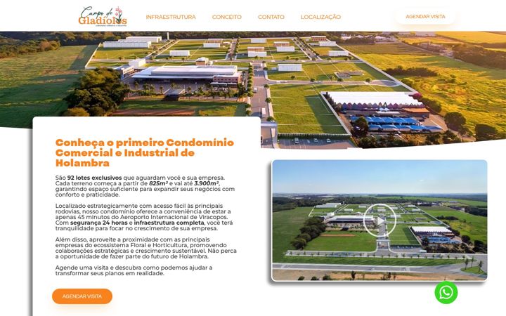 Képernyőkép: campodegladiolos.com.br