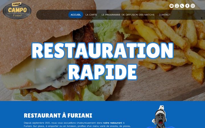 Zrzut ekranu campofood.fr