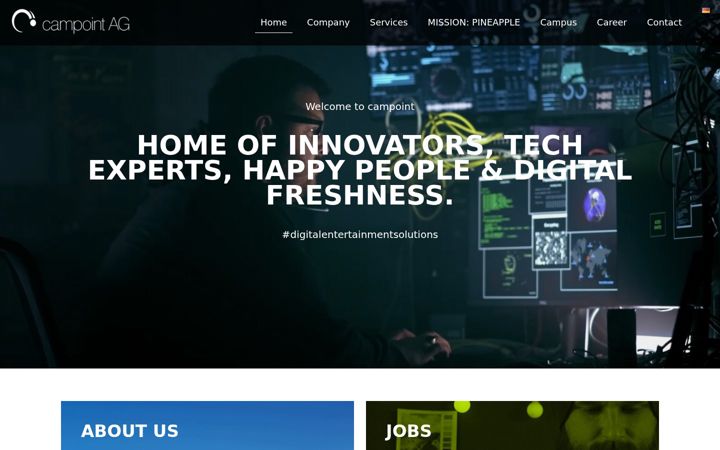Screenshot di campoint.net
