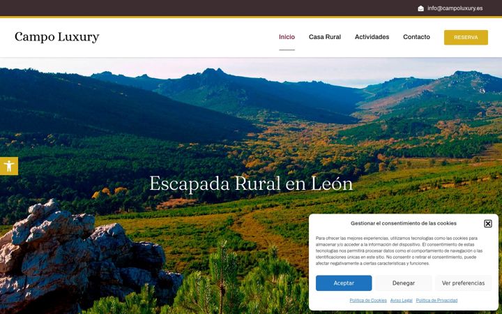 Screenshot of campoluxury.es