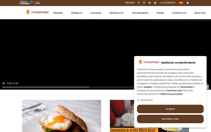 Screenshot of campomayor.com