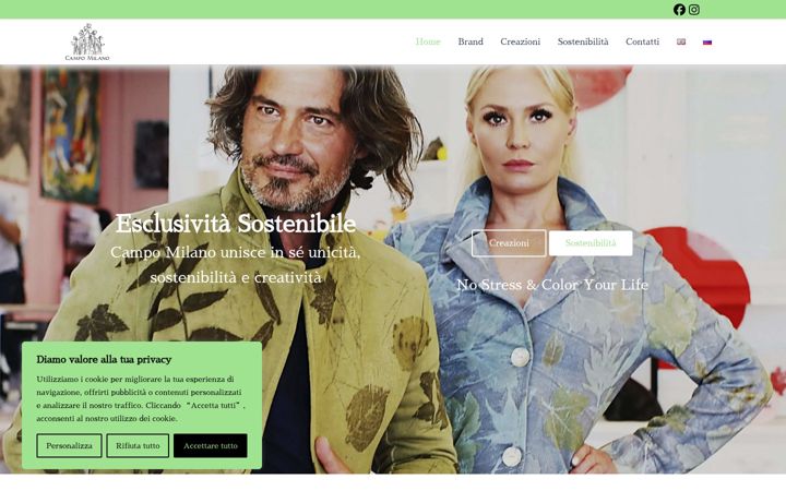 Screenshot of campomilano.com