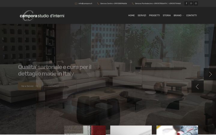 Screenshot of campora.it