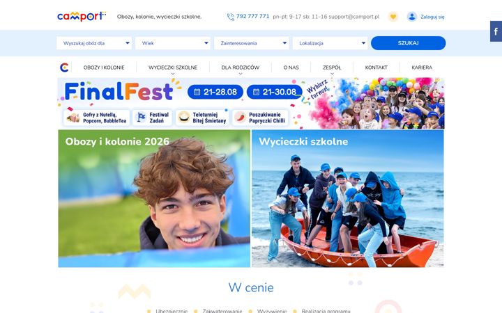 Screenshot ta' camport.pl