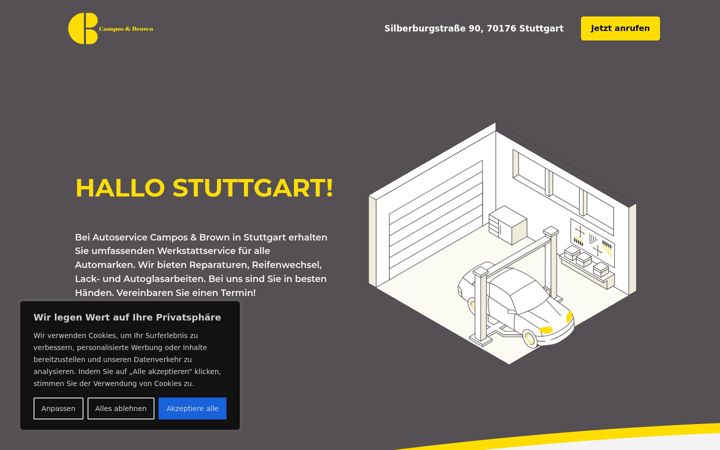 Screenshot of campos-brown.de