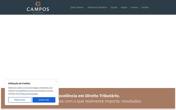Screenshot of campos.adv.br