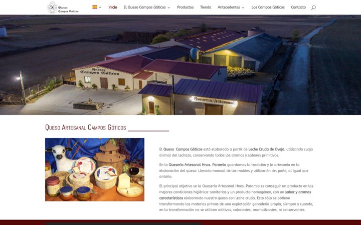 Screenshot of camposgoticos.com