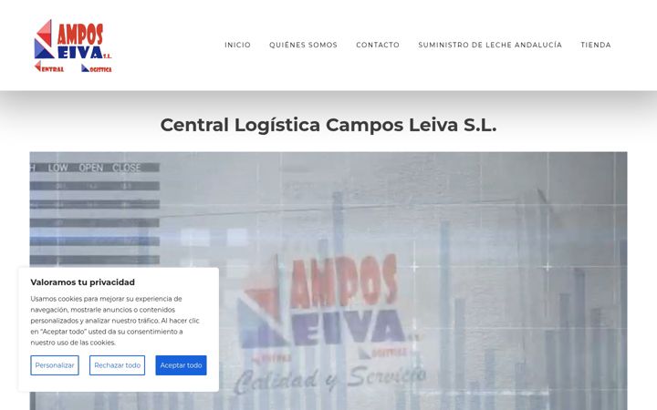Screenshot of camposleiva.es