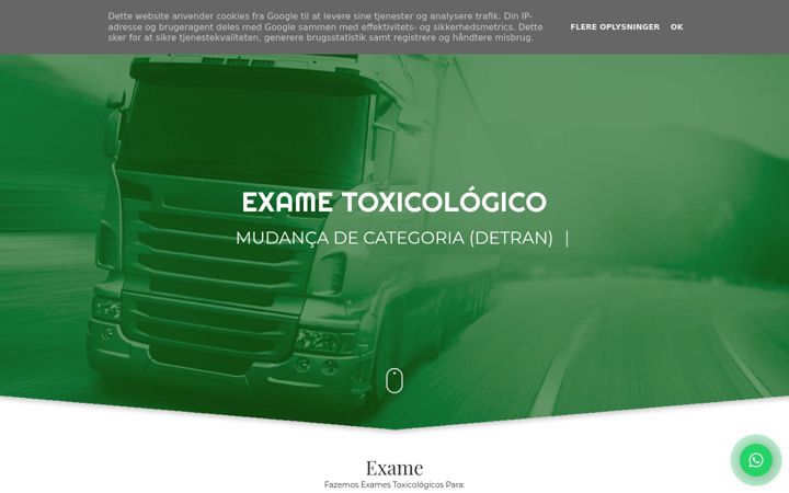 Screenshot of campostoxicologico.com.br
