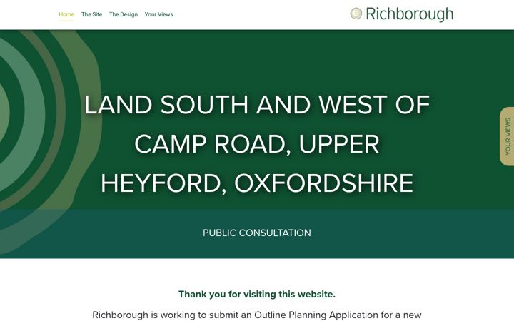 Screenshot of camproad-upperheyford.co.uk