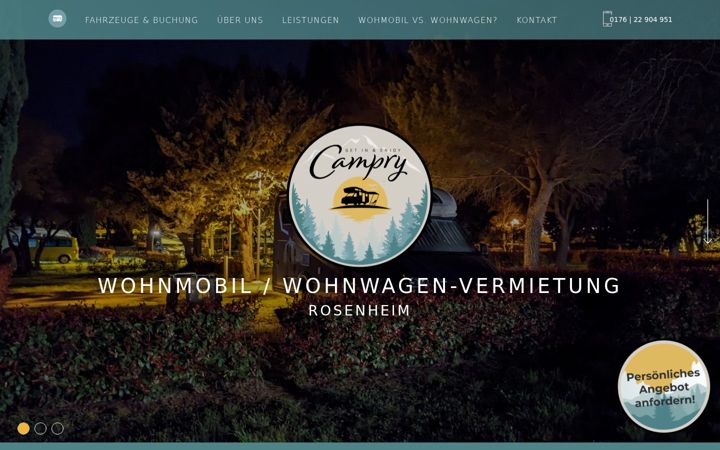 Képernyőkép: campry.de