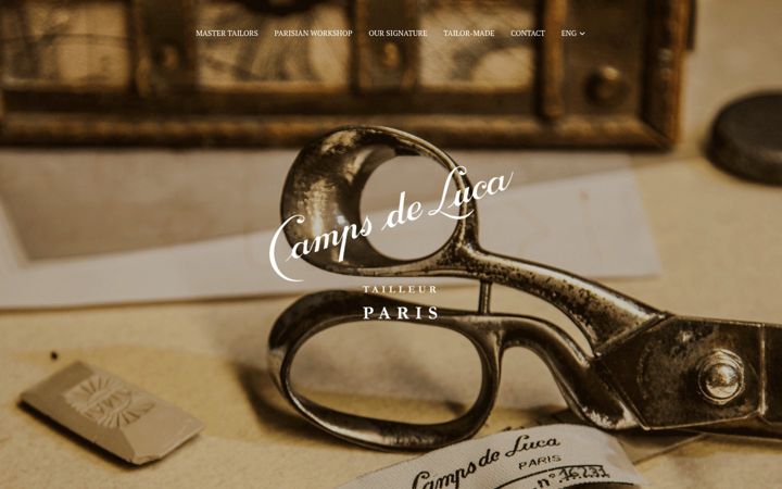 Screenshot of campsdeluca.com