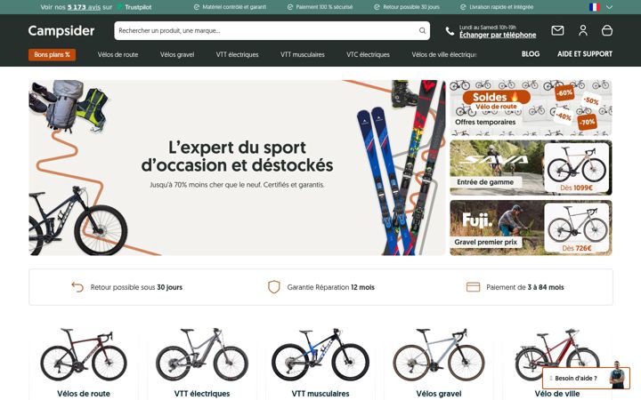 Screenshot of campsider.com