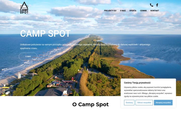 Screenshot of campspot.pl
