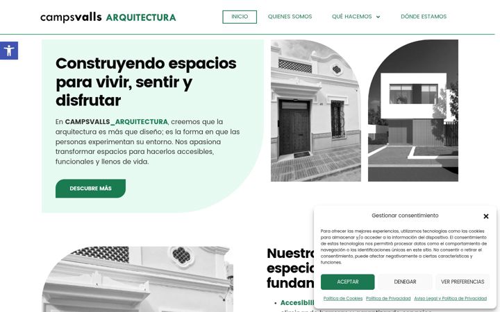 Screenshot of campsvalls.es