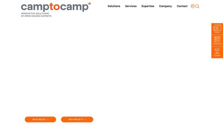Screenshot of camptocamp.ch