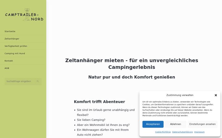 Screenshot of camptrailer-nord.de
