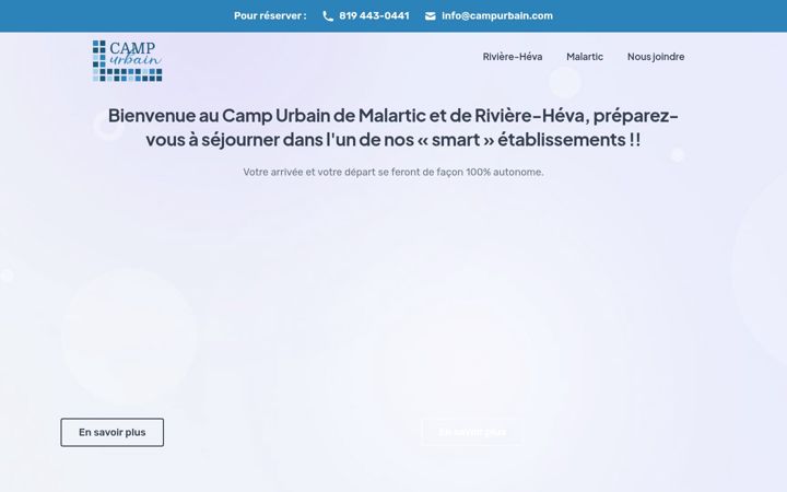 Screenshot of campurbain.com