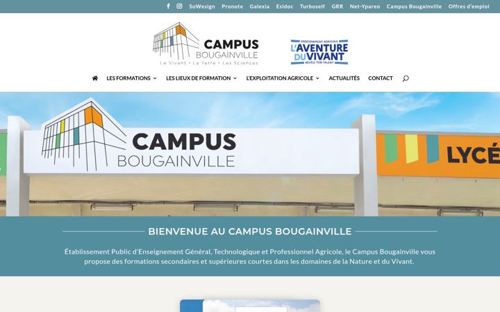 Zrzut ekranu campus-bougainville.fr