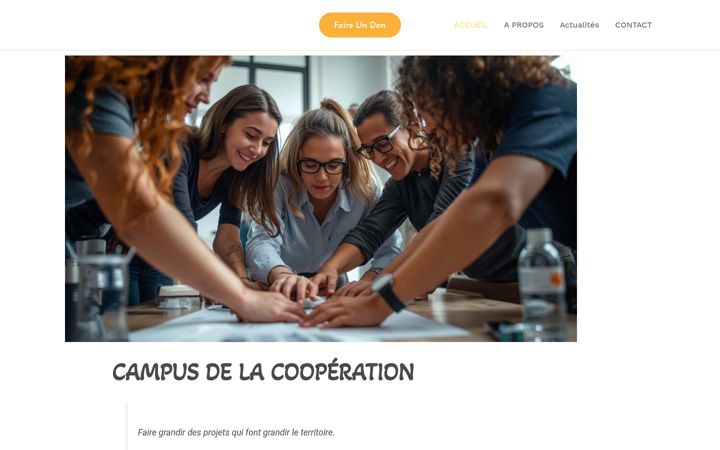 Screenshot of campus-cooperation.org