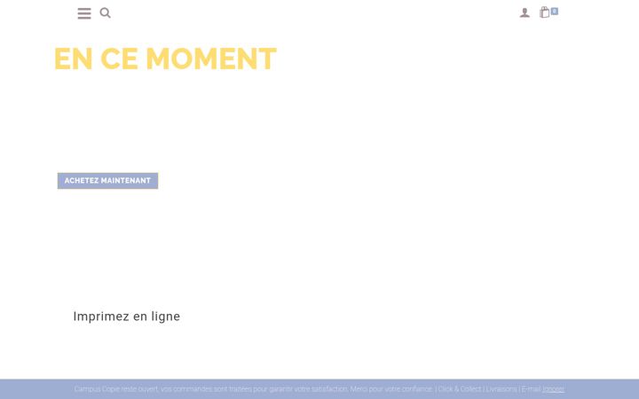 Screenshot of campus-copie.com