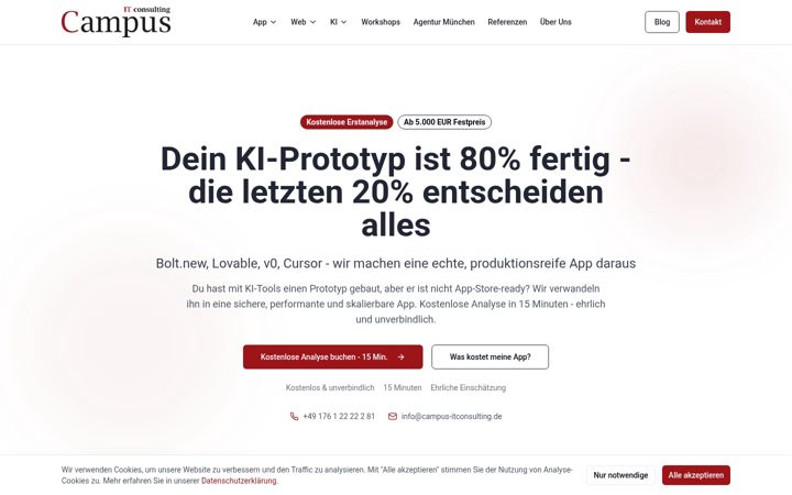 Screenshot of campus-itconsulting.de