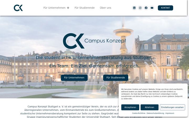 Screenshot of campus-konzept.de