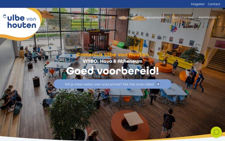 Snimka zaslona za campus-middelsee.nl