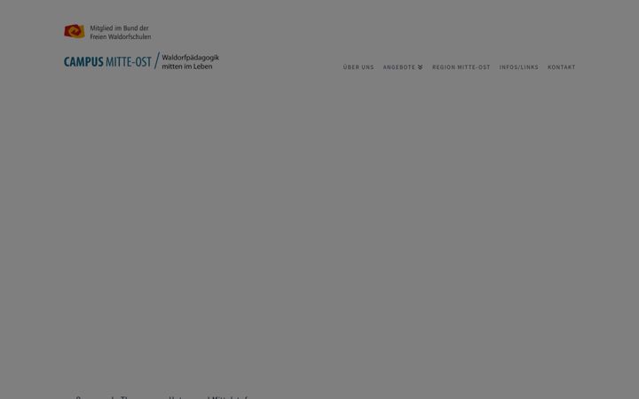 Screenshot of campus-mitte-ost.de