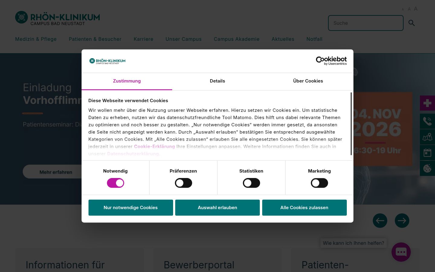 Sutikimo reklamjuostės, rodytos prieš bet kokią sąveiką, ekrano kopija