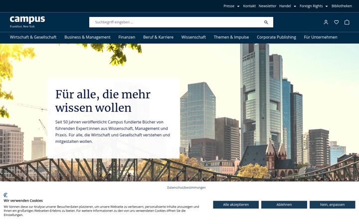 Screenshot of campus.de