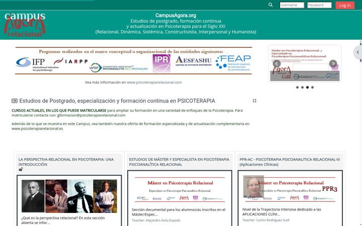 Snimka zaslona za campusagora.org