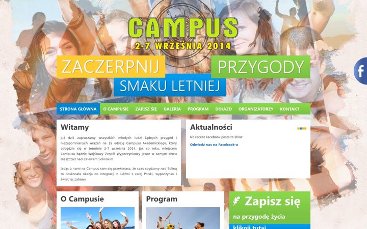 Skjámynd af campusakademicki.eu