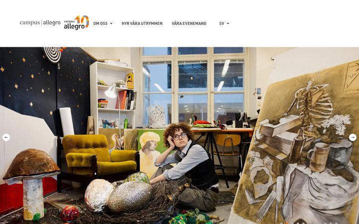 Screenshot von campusallegro.fi