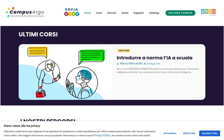 Screenshot ta' campusargo.it