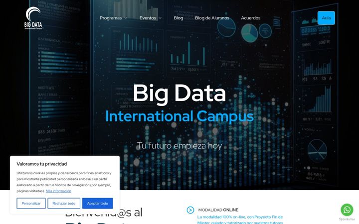 Screenshot of campusbigdata.com