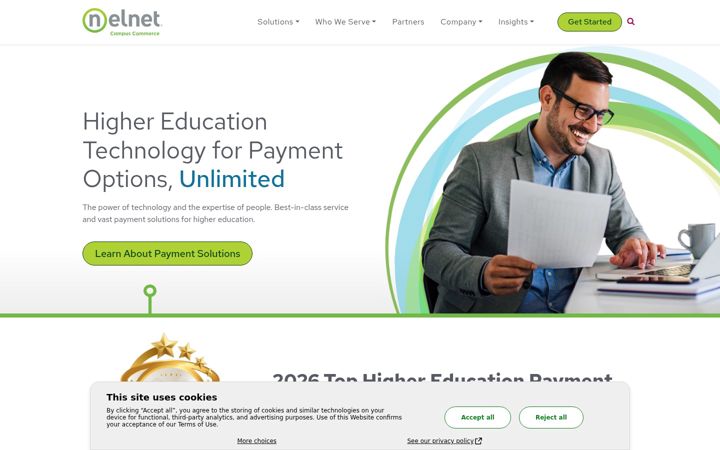 Screenshot van campuscommerce.com