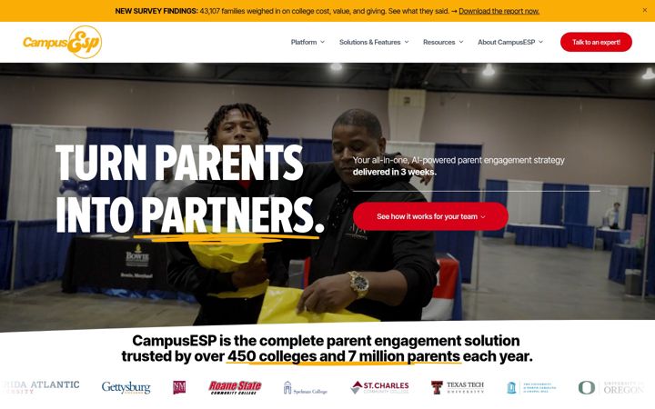 Screenshot of campusesp.com