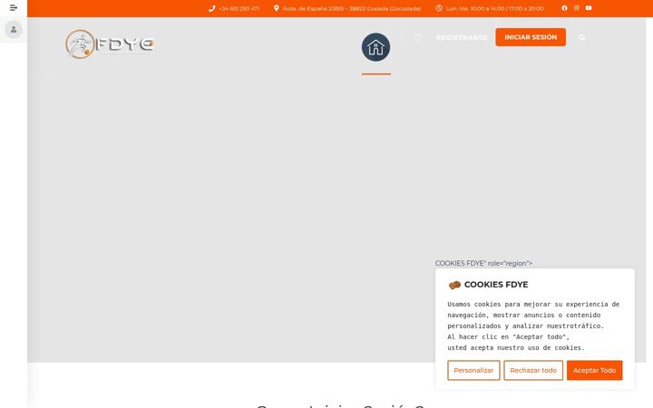 Екранна снимка на campusfdye.es