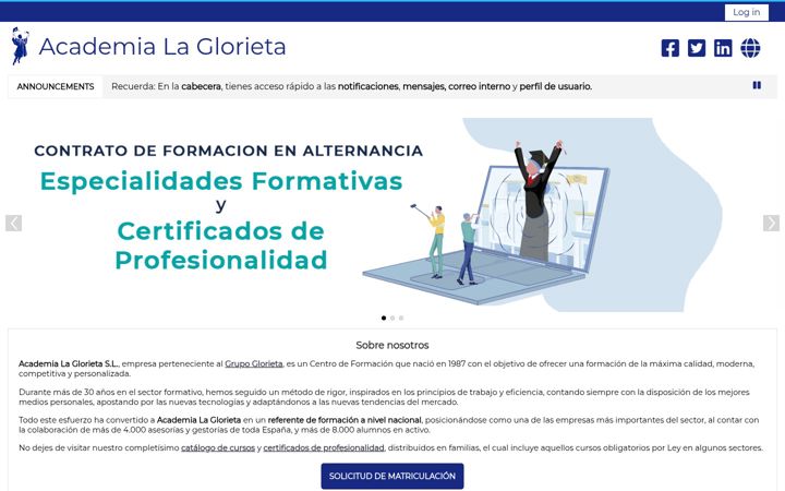 Screenshot of campusfe-learning.com