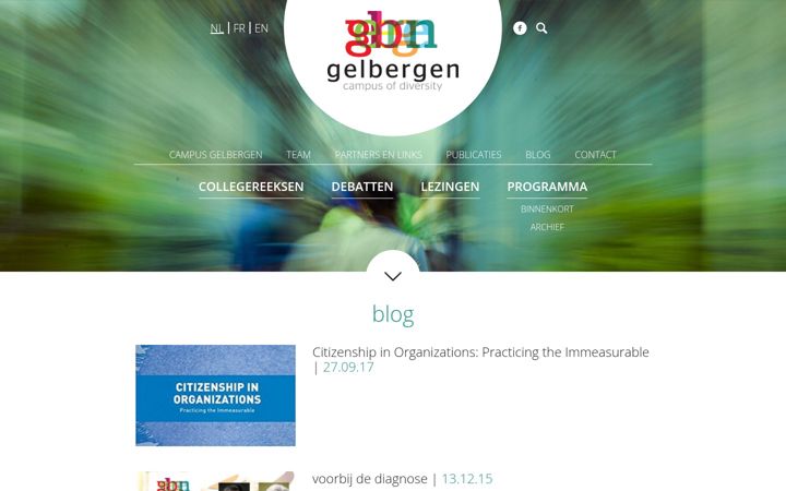 Screenshot of campusgelbergen.be